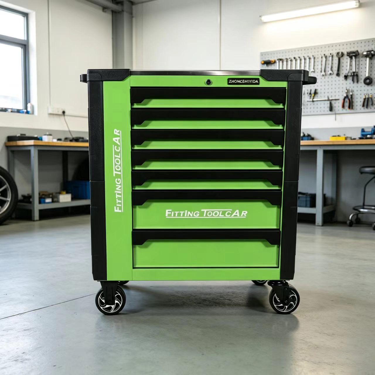 Rolling Tool Chest 7 Drawer Anti-Collision Lockable Heavy Duty Tool Cabinet for Automotive Service Center - Image 5