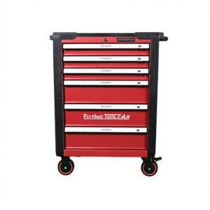 Tool Cabinet 6 Drawer Heavy Duty Rolling Tool Chest with Plastic Top OEM ODM for Electric Car Repair Station
