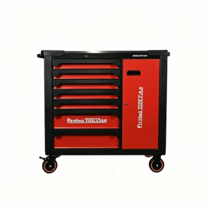 7 Drawer Tool Cabinet with Stainless Steel Top and Side Door Heavy Duty Tool Chest for Garage