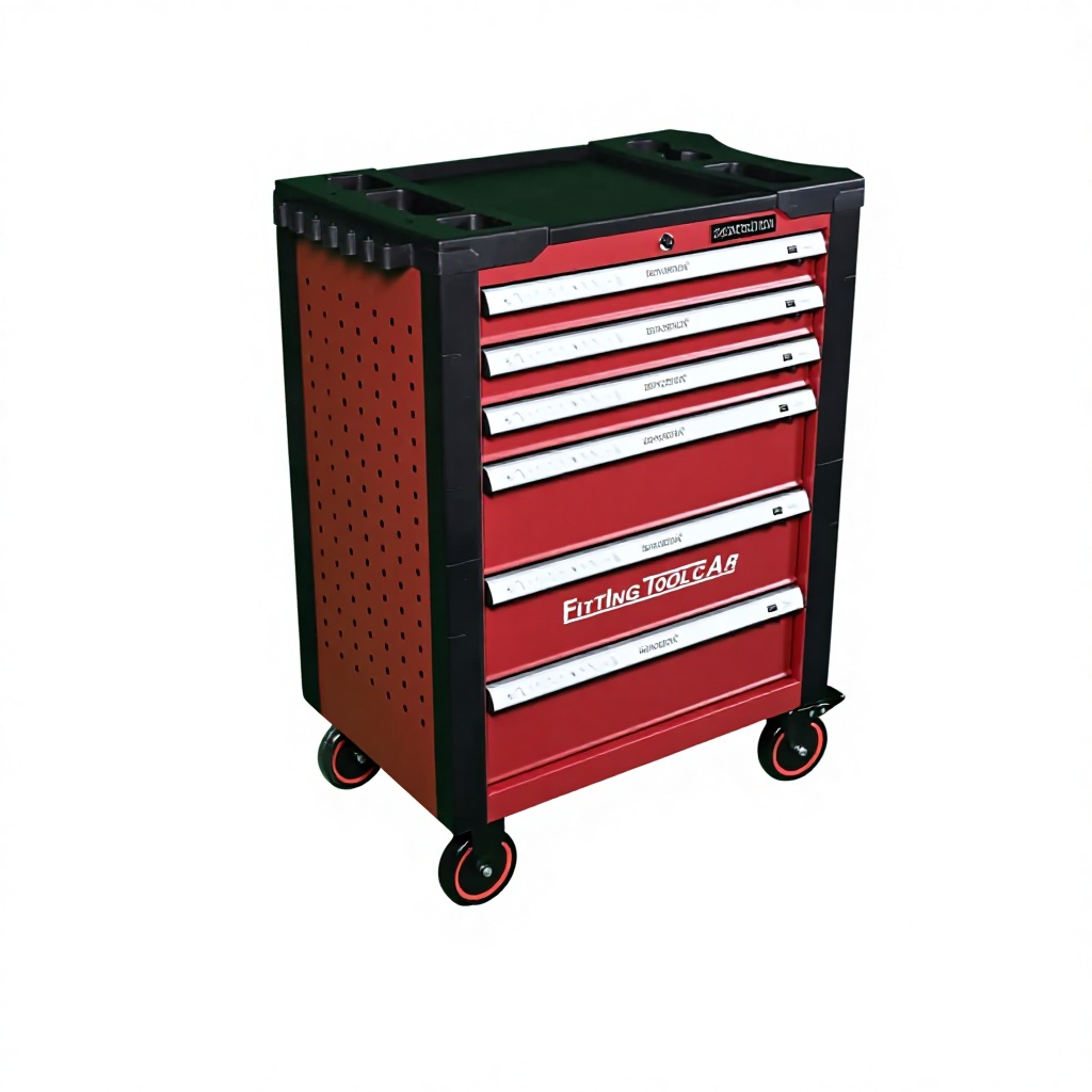Tool Cabinet 6 Drawer Heavy Duty Rolling Tool Chest with Plastic Top OEM ODM for Electric Car Repair Station - Image 3