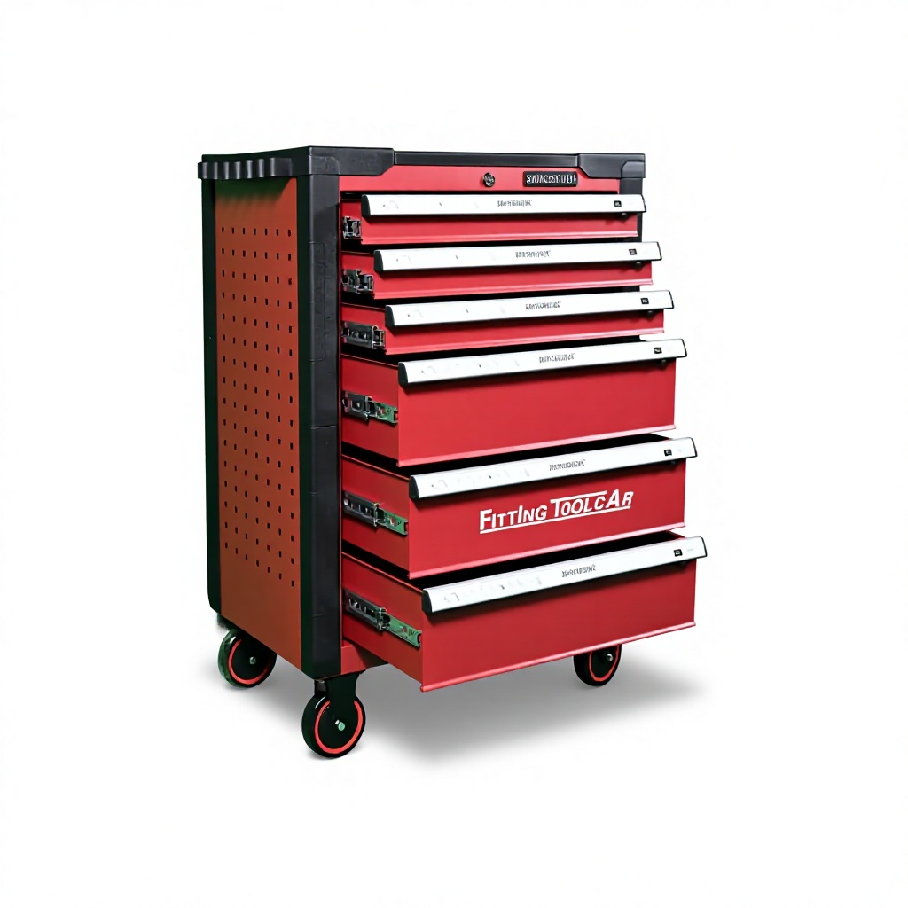 Tool Cabinet 6 Drawer Heavy Duty Rolling Tool Chest with Plastic Top OEM ODM for Electric Car Repair Station - Image 2