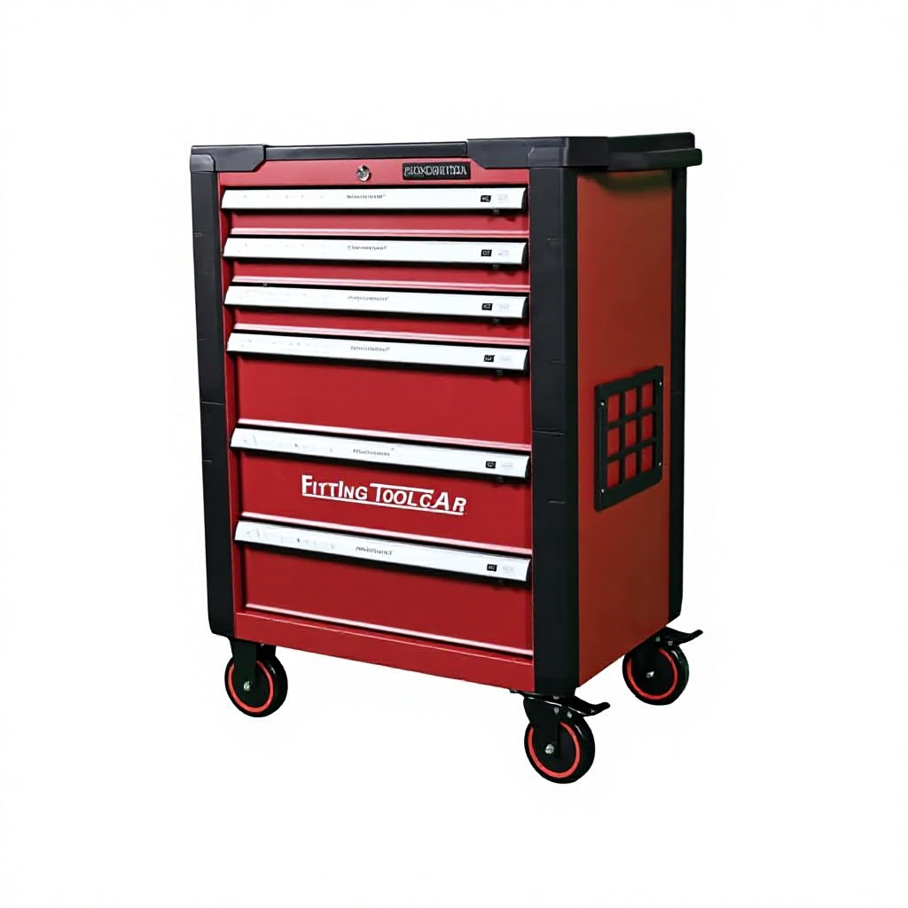Tool Cabinet 6 Drawer Heavy Duty Rolling Tool Chest with Plastic Top OEM ODM for Electric Car Repair Station - Image 4