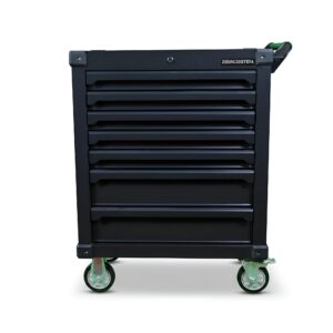 7 Drawer Heavy Duty Rolling Tool Cabinet Lockable Metal Tool Chest with Silent Casters for Auto Repair Workshop Garage Storag