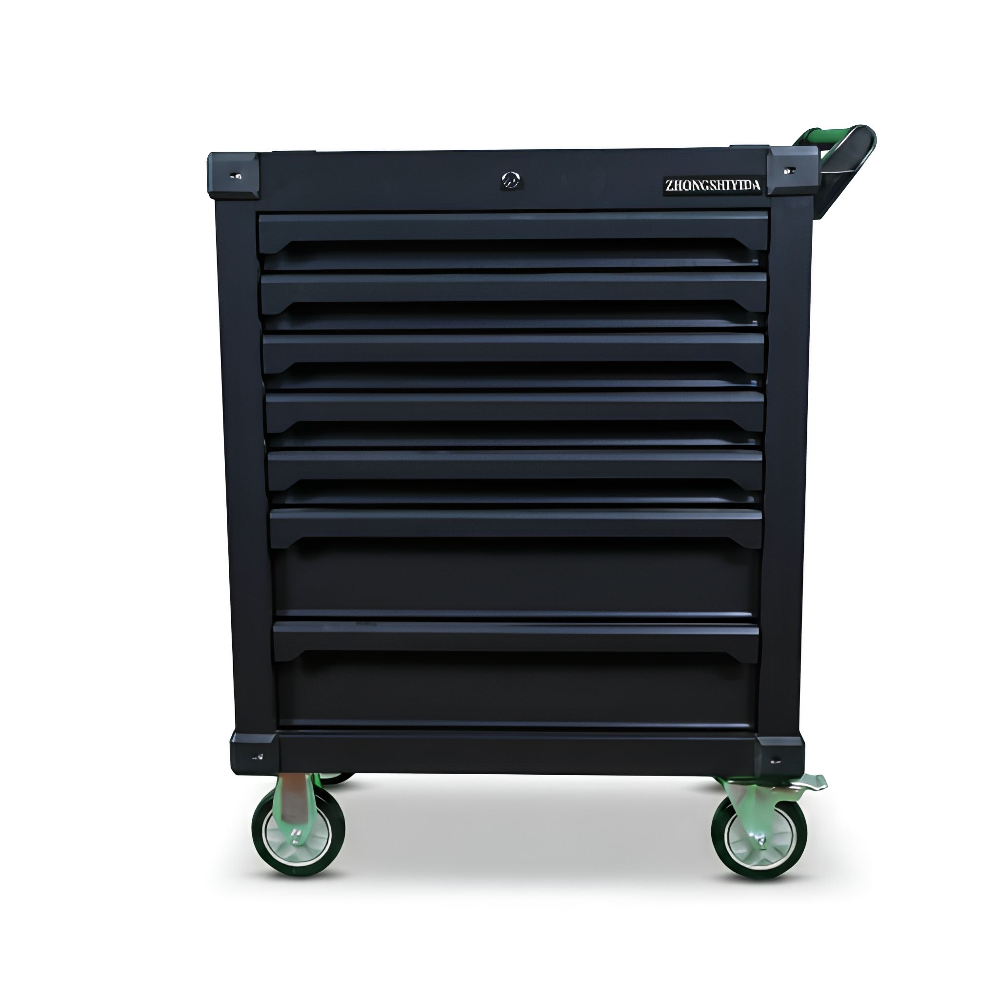 7 Drawer Heavy Duty Rolling Tool Cabinet Lockable Metal Tool Chest with Silent Casters for Auto Repair Workshop Garage Storag