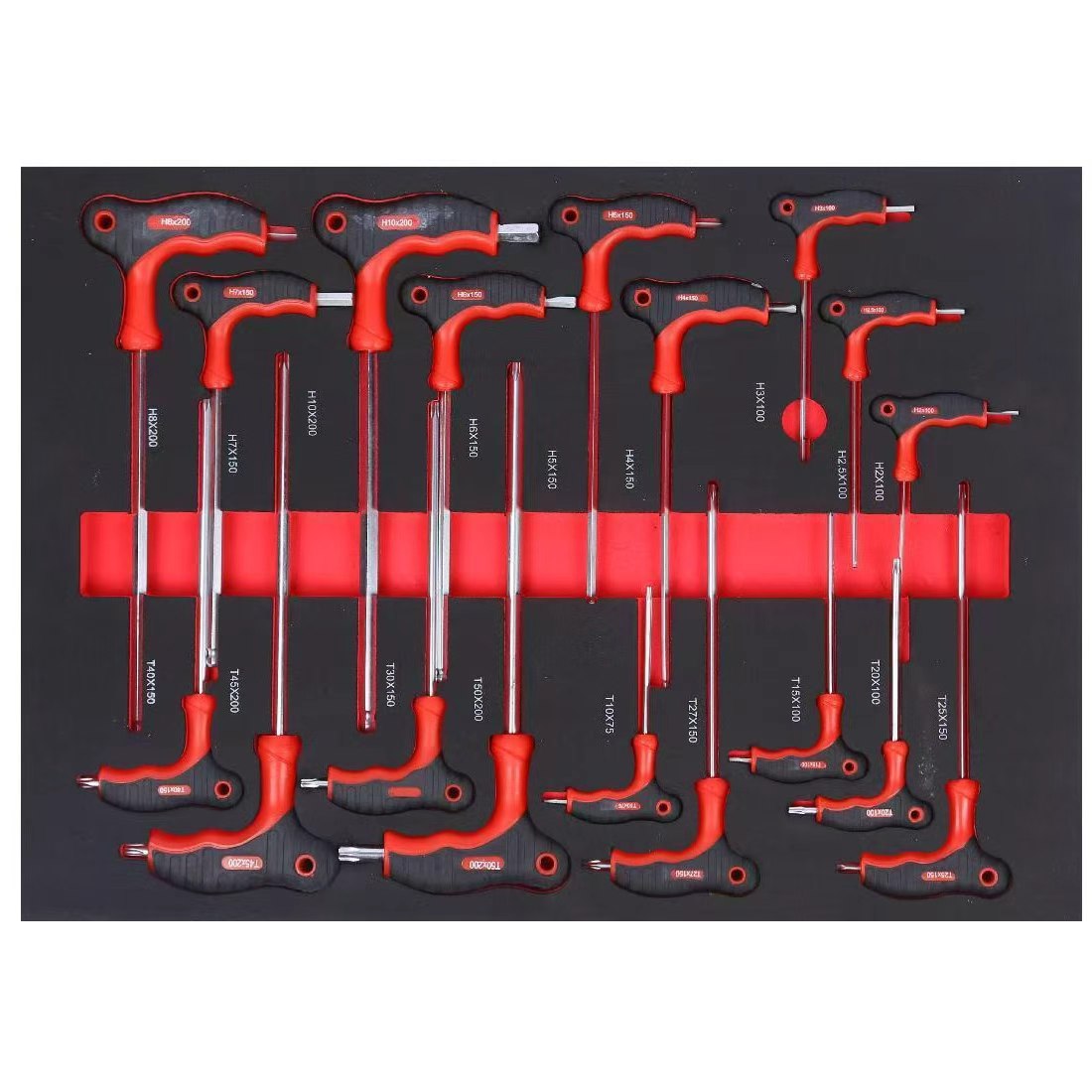252 Pcs Professional Mechanic Tool Set with 6 EVA Foam Trays Tools Drawer Storage Organizer for Garage - Image 7