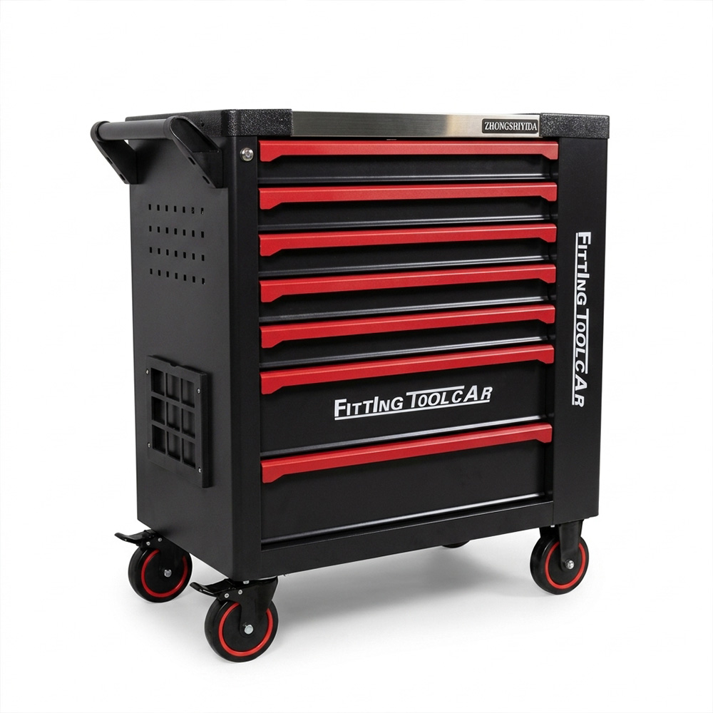 Rolling Tool Cabinet 7 Drawer Heavy Duty Steel Top OEM Customizable for Garage and Workshop Storage Garage - Image 2