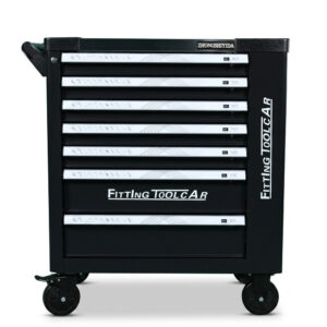 Rolling 7 Drawer Tool Cabinet Heavy Duty Mobile Tool Chest with Lock for Garage & Workshop Storage